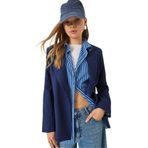 Shade Vatkalı Blazer Ceket, S, 60283002, Lacivert, Kadın