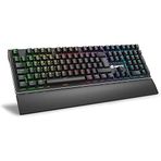 ShadesU GameBooster G908 Bolt Rainbow Aydınlatmalı Blue Switch Mekanik Bileklikli Oyun Klavyesi, Siyah