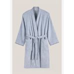 Shadow %100 Pamuk Kadın Bornoz Misty Blue