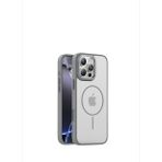 Shadow iPhone 13/14 Magsafe Uyumlu Titanyum Gri Telefon Kılıfı