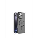 Shadow iPhone 16 Pro Magsafe Uyumlu Siyah Telefon Kılıfı