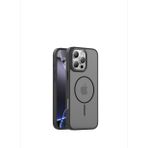 Shadow iPhone 16 Pro Max Magsafe Uyumlu Siyah Telefon Kılıfı