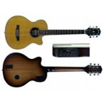 Shadow JM CA44 Nat Thin Kasa Elektro Akustik Gitar