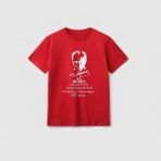 Shain Kişiye Isme Özel 23 Nisan Çocuk Bayramı Atatürk Baskılı Kırmızı Tişört T-Shirt - 4 - 5 Yaş