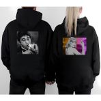 Shain Sevgililer Günü Hediyesi Çift Kombin Sweatshirt - Siyah - XL