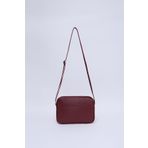 SHAKA Bordo Shk22 Tek Fermuar Ön Cepli Ayarlanabilir Çapraz Askılı Kadın Mini Urban Omuz Çantası U:16 E:20