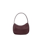 SHAKA Bordo Shk229 Suni Deri, Fermuarlı Tek Bölmeli, Baget Model El, Kol Ve Omuz Çantası,Bordo