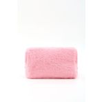 SHAKA Pembe SHK244 Peluş Kumaş Fermuarlı Tek Bölmeli Seyahat ve Makyaj Çantası