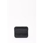 SHAKA Siyah Shk181 Kroko Suni Deri, 4 Kartlık ve Para Bölmeli, Unisex Kartlık