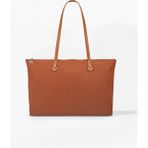 SHAKA Taba SHK272 Fermuarlı,astarlı,shopper El,kol ve Omuz Çanta