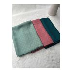 shalby Tesettür Kadın İpeksi Jakar Şal (3 LÜ SET) Çok Renkli82 70 x 180