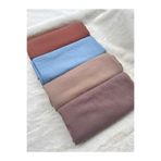 shalby Tesettür Kadın Pamuk Cazz Şal 4 lü Set Çok Renkli3 70 x 180