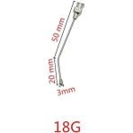 Shanhua Shop 18G Tarzı Kuşlar Besleme Şırıngası Manuel Besleme Yetiştirme Sondası Kavisli Iğne Ilaç Tüpü Kuşlar Küçük Evcil Hayvan Besleme Şırıngası (Yurt Dışından) - 1 Adet - Beyaz