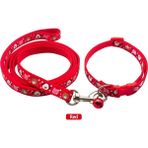 Shanhua Shop B02 Tarzı 1.2m Evcil Hayvan Tasması ve Koşum Seti Köpek Zinciri ile Sevimli Pençe Baskı Küçük Kedi ve Köpekler Için Dışarı Yürüyüş Köpek Tasma Yelek Evcil Hayvan Malzemeleri (Yurt Dışından) - Yok - Beyaz