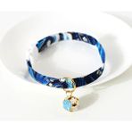 Shanhua Shop B7 17-32CM Tarzı Pet Yaka Papyon Toka Yaka Papatya Çiçekler Ayarlanabilir Küçük Orta Köpekler Kediler Için Yavru Yaka Tasma Kediler Köpek Aksesuarları Yeni (Yurt Dışından) - Beyaz - Standart