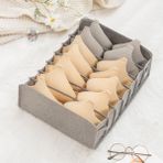 Shanhua Shop Gri 7 Izgara Daha Büyük Stil Katlanabilir Bölücü Çekmece Iç Çamaşırı Saklama Kutusu Izgaralar Çorap Sutyen Külot Dolap Organizatör Ev Giysileri Depolama Araçları (Yurt Dışından) - Çok Renkli - Çekmece deposu