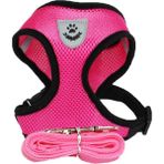 Shanhua Shop Gül Kırmızı Tarzı Xl Beden Yansıtıcı Kedi Köpek Ayarlanabilir Koşum Yelek Yürüyüş Kurşun Tasma Naylon Örgü Yavru Yavru Köpek Pet Giysileri Göğüs Kemeri Açar (Yurt Dışından) - Beyaz - Standart