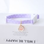 Shanhua Shop Kedi Pençe Stili 30-48CM Yeni Sevimli Papatya Pet Kedi Köpek Tasması Ayarlanabilir Yaka Evcil Hayvan Emniyet Tokası Kedi Kolye Moda Aksesuarları Pet Kolye Evcil Hayvan Malzemeleri (Yurt Dışından) - Beyaz - Standart