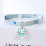Shanhua Shop Mavi Kedi Stili 30-48CM Yeni Sevimli Papatya Pet Kedi Köpek Tasması Ayarlanabilir Yaka Evcil Hayvan Emniyet Tokası Kedi Kolye Moda Aksesuarları Pet Kolye Evcil Hayvan Malzemeleri (Yurt Dışından) - Beyaz - Standart