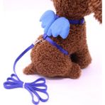 Shanhua Shop Mavi Stil S Beden Sevimli Meleğin Kanatları Kedi Koşum Tasma ile Ayarlanabilir Yaka Naylon Halat Kedi Yavrusu Köpek Domuz Gelincik Küçük Pet Hayvan Aksesuarları (Yurt Dışından) - Beyaz - Standart