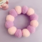 Shanhua Shop Mor Tarzı M Beden Peluş Top Köpek Yaka Kedi Kolye Tatlı Pet Eşarp Sevimli Kitty Aksesuarları Pembe Köpek Boyun Askısı Ponponlu Yorkie Chihuahua Pug (Yurt Dışından) - Beyaz - Standart