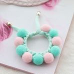 Shanhua Shop Yeşil Pembe Tarzı S BOYUN20-25CM Sevimli Peluş Top Pet Köpek Kediler Yaka Ayarlanabilir Köpek Chihuahua Yorkie Boyun Askısı Kitty Eşarp Evcil Aksesuarları Yavru Kolye (Yurt Dışından) - Beyaz - Standart