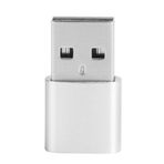Shanrya Adaptör, Şarj Dönüştürücü Kullanışlı Tak ve Çalıştır Sabit Diskler için Sabit Disk Kutuları Cep Telefonları için Tabletler için Küçük Boy (USB 2.0 gümüşten tipe)