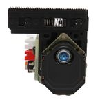 Shanrya DVD Optik Pikap Lazer Lens, ABS Yedek Optik Pikap Lens Profesyonel Onarım Parçası DVD CD Oynatıcı Için Üstün Ses Kalitesi (Tantal Kondansatörlü Yeni Çift Katmanlı Tek)