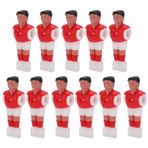 Shanrya Futbol Oyunları Mini İnsansı Plastik Bebek, Langırt Oyunları için Çocuklar için Sevimli Mini Futbol Masası Makinesi Bebek