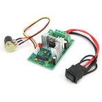 Shanrya Hız kontrol şalteri, DC motor devir sayısı kontrol modülü DC10V/12V/24V/36V DC motor için motor kontrolü için