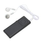 Shanrya MP3 Çalar Desteği 64G Hafıza Kartı Taşınabilir Müzik Çalar Öğrenci Kayıpsız Ses Seyahat Çalışması Için USB Şarj Istasyonu (Siyah)