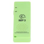 Shanrya MP3 çalar, MP3 Desteği 64GB Hafıza kartı Taşınabilir ABS Öğrenci Çok Fonksiyonlu (Yeşil)