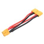 Shanrya Paralel Pil Bağlantı Kablosu, Dual Extension Y Dağıtıcı 10 cm / 3,9 inç Piller için