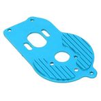Shanrya RC Motor Sabitleme Montajı Isı Emici Plaka, Kurulumu Kolay Alüminyum Alaşım Motor Sabitleme Montajı Losi Mini-T 2.0 2WD için 1/18 Kamyon için Pratik (mavi)