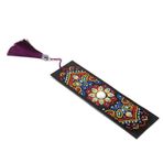 Shanrya Resim Kitap Ayracı Dekorasyon Püsküllü Tablo Kitap Ayracı, Güzel 21 cm * 6,06 cm Kendin Yap Hediye Boyama Kitap Ayırı, Öğrenci Ressamı