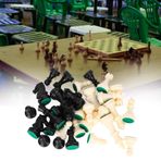 Shanrya Satranç Taşları Rahat Satranç Seti Kapalı Ev İçin Açık Plastik Hafif Sınıf (Orta kral yüksekliği 64 mm)