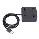 Shanrya USB 2.0 Hub USB 2.0 OSx8.6 İçin Interface Docking Station