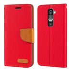 Shantime LG G2 D800 D802 D801 D802TA D803 VS980 LS980 Kılıf, Yumuşak TPU Arka Kapak Mıknatıslı Kapaklı Oxford Deri Cüzdan Kılıf LG G2 D800 D802 D801 D802TA D803 VS980 LS980 LS980 için