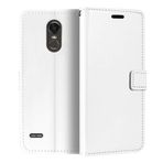 Shantime LG Stylus 3 Cüzdan Kılıf, LG Stylo 3 için Kart Tutucu ve Destek Stantlı Premium PU Deri Manyetik Kapaklı Kılıf