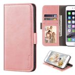 Shantime Sony Xperia X Compact Kılıf, Para ve Kart Yuvalı Deri Cüzdan Kılıf Yumuşak TPU Arka Kapak Mıknatıslı Kapaklı Kılıf Sony Xperia X Compact için (Pembe)