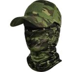 Shaorudi Kamuflaj Açık Hava Yürüyüşü, Dağcılık ve Balıkçılık Güneş Koruması ve Gölgeleme Ayarlanabilir 55-61CM Spor Şapka (Yurt Dışından) - 55 - 59 - Yeşil - Siyah