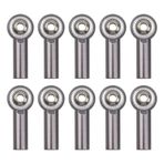 Share Goo 10 Adet ShareGoo M3 Rot Ucu Bilyalı Kafa Tutucu Bağlantı 3 mm Dişli Bilyalı Mafsal Redcat HSP Traxxas Eksenel 1/10 RC Araba Kamyon Tekne Kendin Yap Robot Uçak, L26 mm (Titanyum)