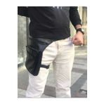 Share story Motorcu Bacak Çantası Deri 3 Gözlü Ayarlanabilir Su Gecirmez Motosiklet Ve Kurye Çanta