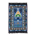 Shark Anadolu Seccade Kilim 12 Mavi