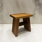 Shark Anatolia Iroko Ahşap Banyo Taburesi Oturak Step Tool (L)