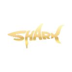 Shark Köpek Balığı Sticker 17X17 Cm Gold