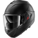 Shark Oxo Dark Shadow Mat Siyah Çene Açılır Kask