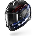 Shark Skwal İ3 Lıght Blur Siyah Kırmızı Mavi Kapalı Kask