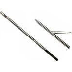 Shark Zıpkın Şişi 6,5 Mm Inox 75 Cm Uzunlukta Unisex Kullanıma Uygun Kelebekli Tasarım - 6.5mm