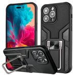 SharkProten Xiaomi Redmi Note 11(2022)/Redmi Note 11S (202201) için Darbeye Dayanıklı Kılıf Kapak Tutucu Destek Standı, Ağır Hizmet Koruyucu Tampon Zırhlı Telefon Kılıfı Mıknatıslı - Siyah